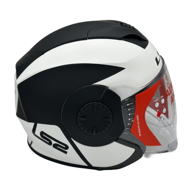 کلاه کاسکت ال اس تو کد Ls2 of 570 verso matt black white