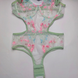 بادی زنانه نوشه پوش کد 90007 رنگ سفید