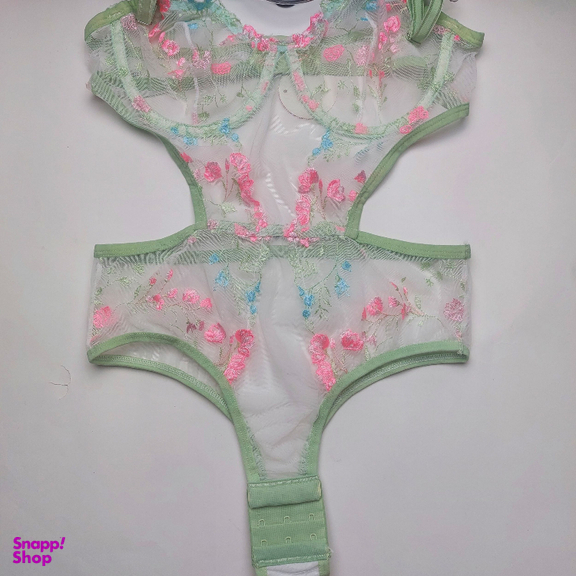 بادی زنانه نوشه پوش کد 90007 رنگ سفید