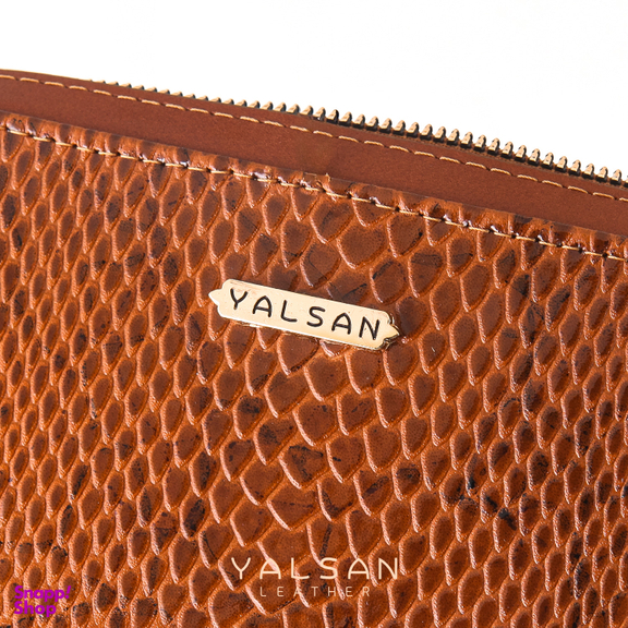 کیف پول زنانه چرم یلسان مدل غزال کد 051-MRV-asl
