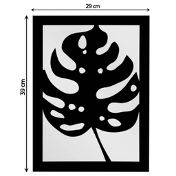 تابلو آینه الف طرح برگ کد S-2