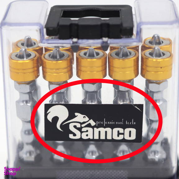 سری پیچ گوشتی دو سر چهار سو سامکو مدل مغناطیسی کد YPW-M010 مجموعه 10 عددی