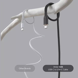 کابل فست شارژ Type-C به Type-C انکر مدل PowerLine III Flow A8552H11 طول 0.9 متر