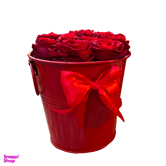 باکس گل رز طبیعی مدل ژوبین