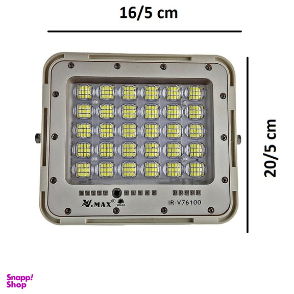 پروژکتور خورشیدی وی مکس مدل IR-V76100 ظرفیت 100 وات ساعت