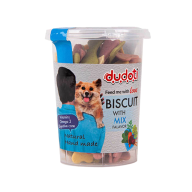 تشویقی سگ دودوتی مدل Biscuit Mixed وزن 150 گرم