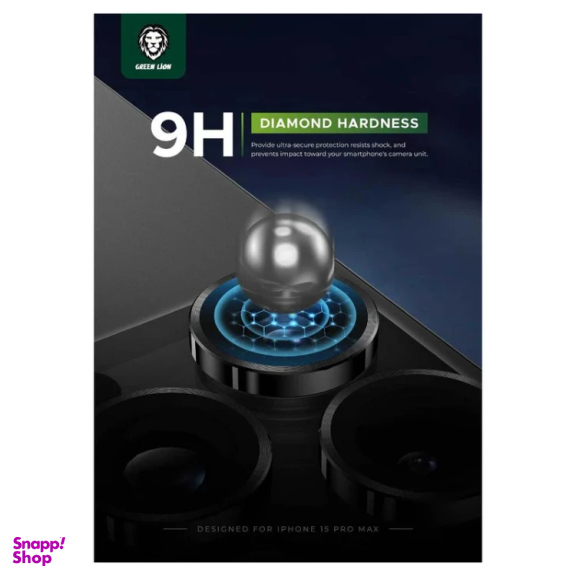 محافظ لنز دوربین گوشی موبایل گرین لاین مدل Classic Camera Lens مناسب اپل iPhone 16 Pro Max / Apple iPhone 16 Pro