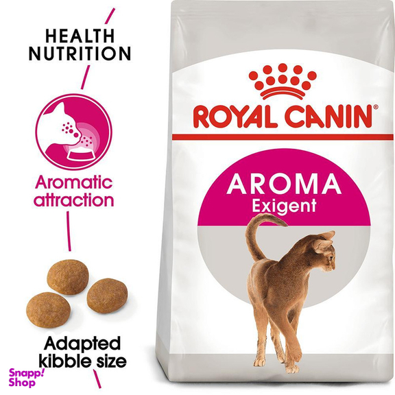 غذا خشک گربه رویال کنین مدل aroma exigent وزن 2 کیلوگرم
