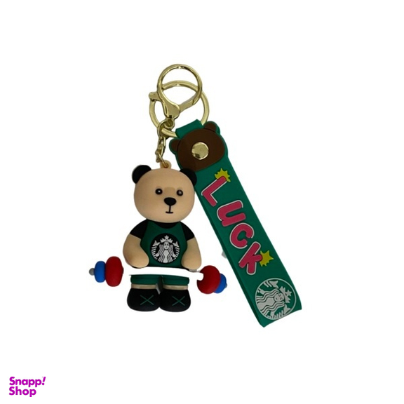 جاکلیدی طرح خرس وزنه بردار استارباکس