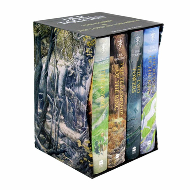 کتاب Lord Of The Rings از J. R. R. Tolkien باکس ست طراحی Alan Lee مجموعه ۴ جلدی