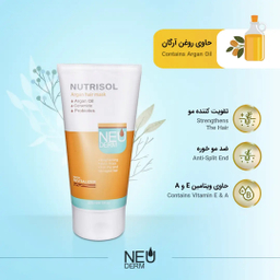 ماسک مو نئودرم مدل Nutrisol حجم 150 میلی‌ لیتر