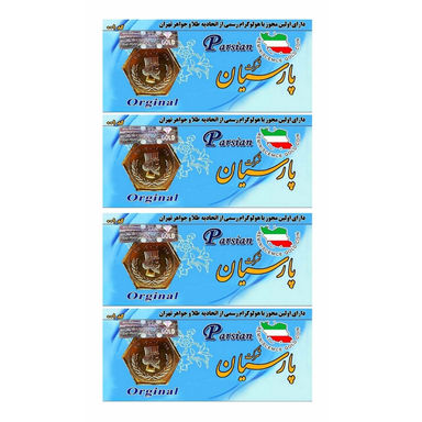 سکه گرمی طلا 18 عیار پارسیان 4 عدد سکه 0.05 گرمی