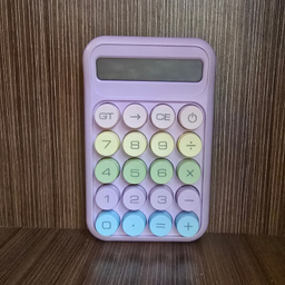 ماشین حساب فانتزی مدل مینیمال طرح رنگی رنگی