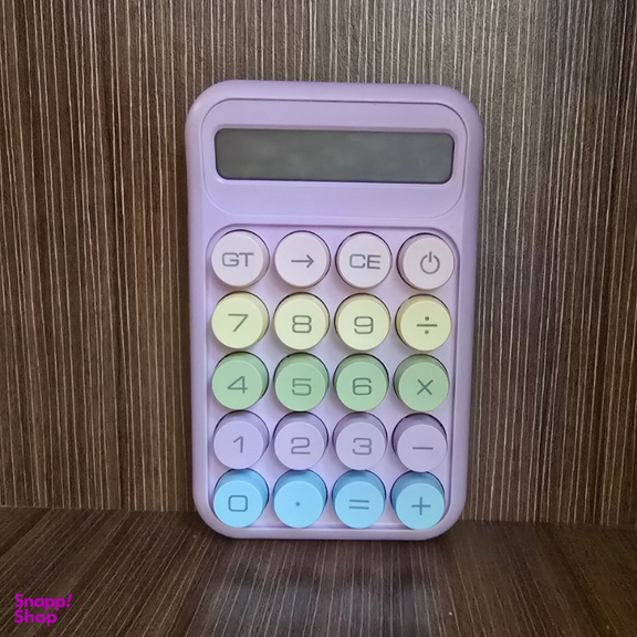 ماشین حساب فانتزی مدل مینیمال طرح رنگی رنگی