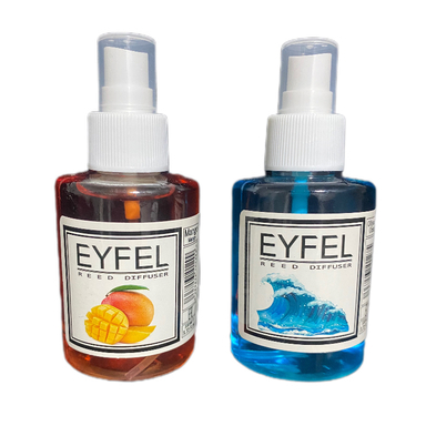 اسپری خوشبو کننده خودرو ایفل طرح اقیانوس و انبه بسته 2 عددی