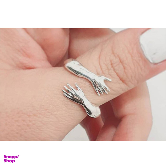 انگشتر نقره زنانه مدل آغوش کد RG111