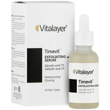 سرم لایه بردار ویتالیر مدل TimeVit حجم 30 میلی لیتر