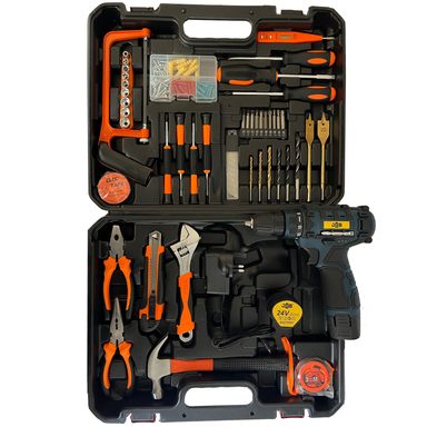 پیچ گوشتی شارژی جاب مدل JB-3324 مجموعه 172 عددی