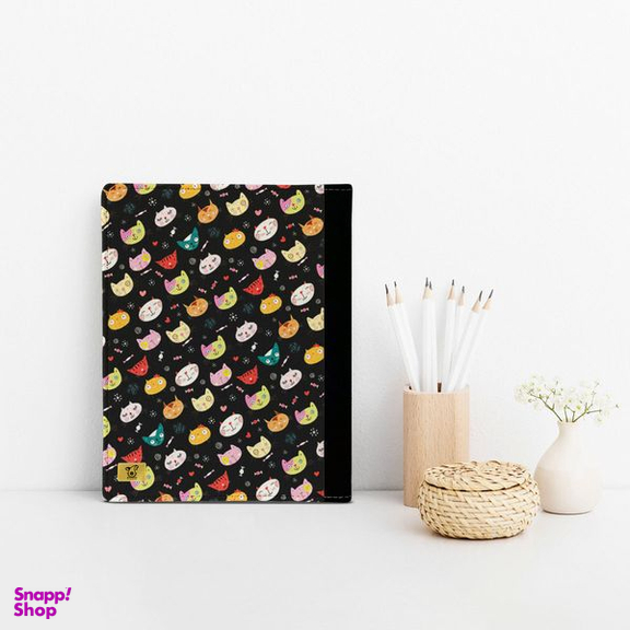 کلاسور ترمه طراحان ایده مدل پترن گربه های رنگارنگ کد strm0199