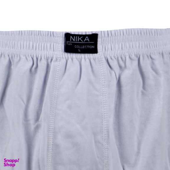 شورت مردانه نیکا کد 259 رنگ سفید