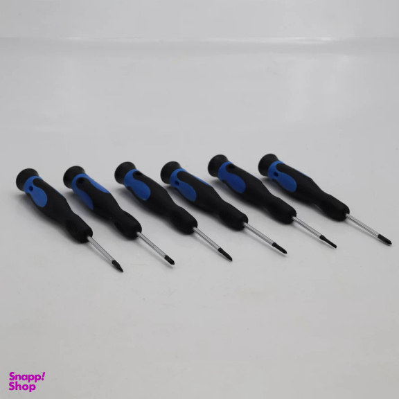 پیچ گوشتی موبایلی سامکو مدل دوسو و چهارسو کد YP-HERFEEI-SHS-15S0016VT مجموعه 6 عددی