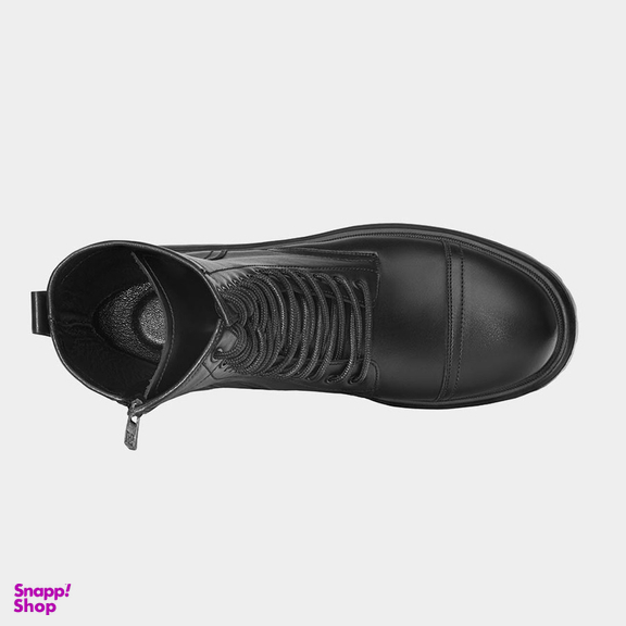 نیم بوت مردانه نوین چرم مدل 2545 MS3213 رنگ مشکی