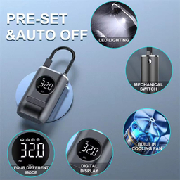 کمپرسور پمپ باد شارژی مدل CZK-3668