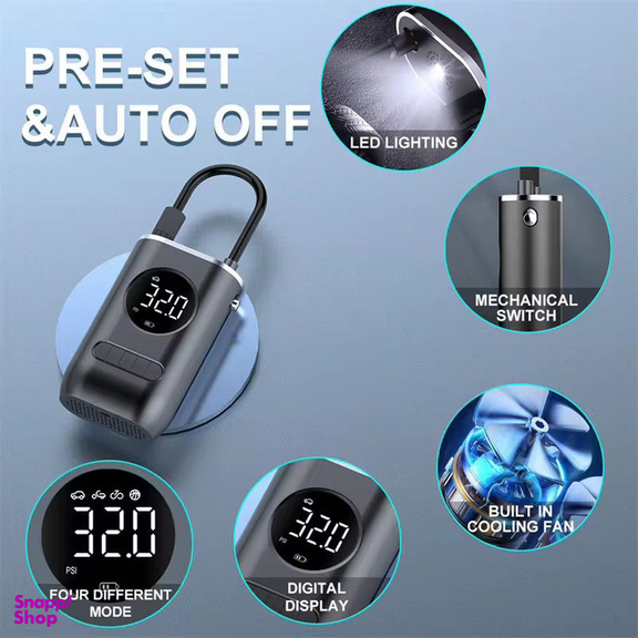 کمپرسور پمپ باد شارژی مدل CZK-3668