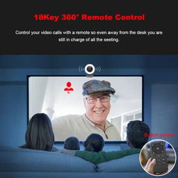 وب کم مدل 2K HDR 60fps Remote Control Ring Light