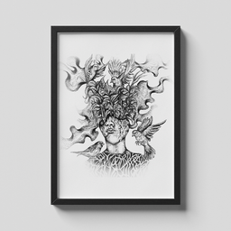 تابلو نقاشی مدل دژم