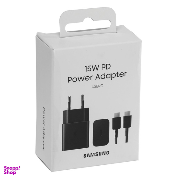 شارژر دیواری 15 وات سامسونگ مدل EP-T1510 به همراه کابل تبدیل USB-C