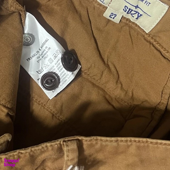 شلوار زنانه مدل فرانکلین مارشال رنگ قهوه ای