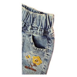 شلوار جین دخترانه امید مدل مام استایل