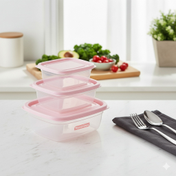 ظرف نگهدارنده نورینو مدل روژا کد 015 مجموعه 3 عددی