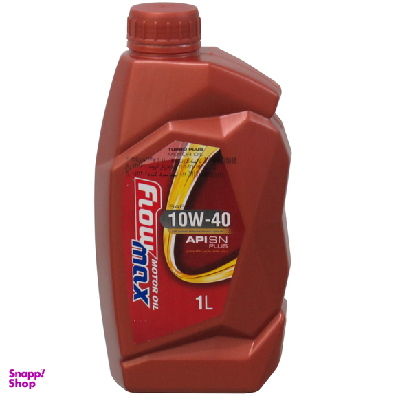 روغن موتور بنزینی فلومکس مدل توربوپلاس 10W-40 SN حجم 1 لیتر