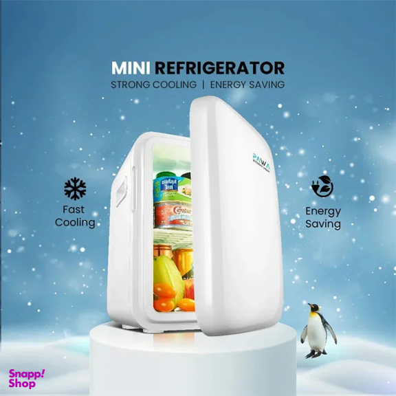 مینی یخچال 10 لیتری پاوا مدل PW10LMR به همراه گرم کن