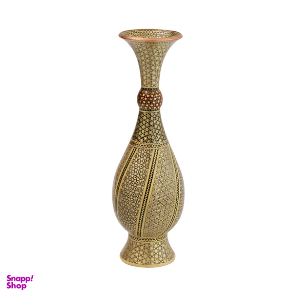 گلدان خاتم کاری خادم ملت کد 643