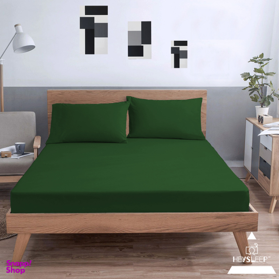 ست ملحفه و روبالشی 2 نفره طرح ساده سایز 160×200 سانتی متر
