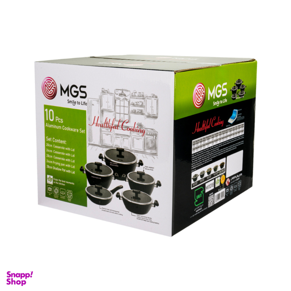 سرویس پخت و پز 10 پارچه ام جی اس کد 6290