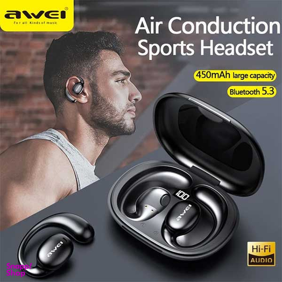 هندزفری بلوتوثی اوی مدل T80 Air Conduction Earbuds