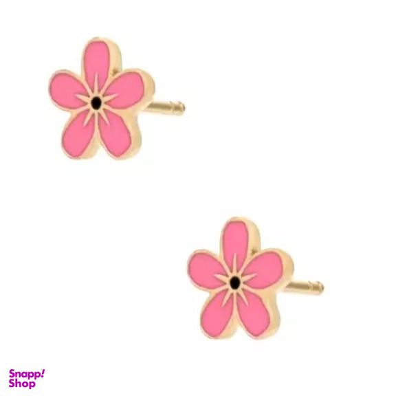 گوشواره طلا 18 عیار زنانه گالری ابرا طرح شکوفه کد A33