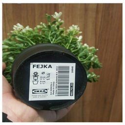 گلدان ایکیا مدل FEJKA-16840 به همراه گل مصنوعی