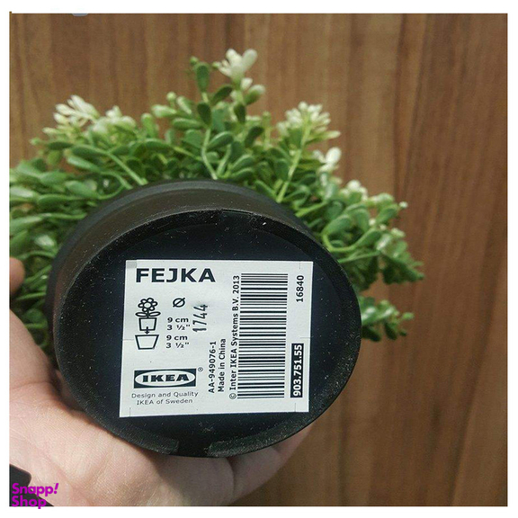 گلدان ایکیا مدل FEJKA-16840 به همراه گل مصنوعی