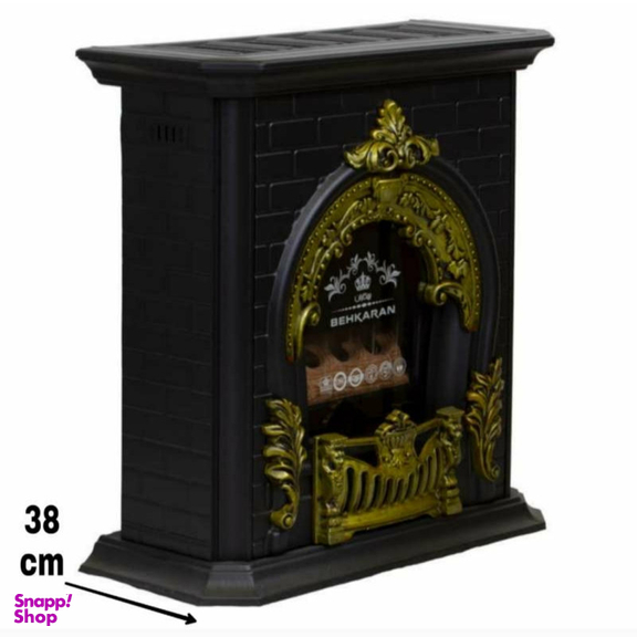 بخاری گازی بهکاران طرح پرنس مدل شومینه گارد دار 36000