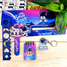 بسته لوازم تحریر مدل فضانورد فانتزی مجموعه 6 عددی