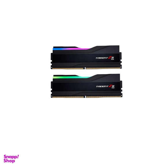 رم کامپیوتر جی اسکیل دو کاناله مدل Trident Z5 RGB فرکانس 7200 مگاهرتز DDR5 تایمینگ CL34 حافظه 16 گیگابایت بسته 2 عددی