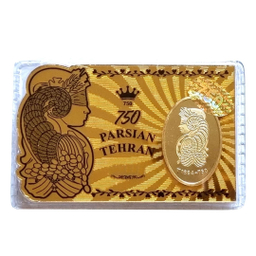 شمش طلا 18 عیار سین سان مدل SN1001