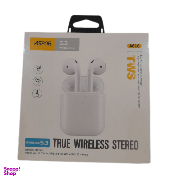ایرفون بی سیم بلوتوثی آسپور کد TWS A616