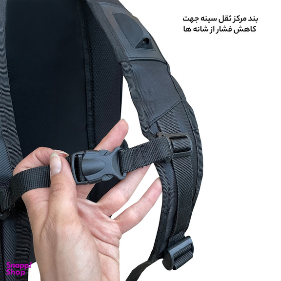 کوله پشتی لپ تاپ فوروارد مدل 006688  مناسب برای لپ تاپ 15 تا 17 اینچی