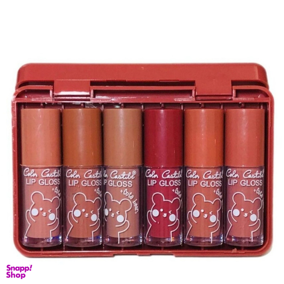 رژ لب مایع کالر کاستل مدل ۴۱۴۹_۵ بسته ۶ عددی
